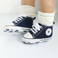 thumbnail image 3 of Bonario Baby Girls Boys Shoes Infant Canvas Shoes Casual Sneakers for First Walkers 3-18 Months, 3 of 8