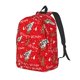 thumbnail image 1 of Disketp Christmas Deer 1 print Canvas Backpack Lightweight Travel Daypack Student Rucksack Laptop Backpack-Small, 1 of 5