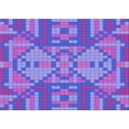 thumbnail image 1 of Ahgly Company Machine Washable Indoor Rectangle Transitional Light Slate Blue Area Rugs, 3' x 5', 1 of 7