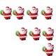 thumbnail image 3 of Decoración de figuras Decoración de mesa de Navidad Figura de Papá Noel Figuras de árboles de Navidad Regalos Adornos en miniatura Accesorios de bricolaje 8 piezas Fason HFP-0345, 3 of 7