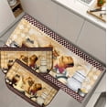 thumbnail image 4 of 3PC. Chef Kitchen Runner Rug Set - 3 Piece by Catalina Home Multicolor Machine Washable, 4 of 5