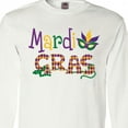 thumbnail image 4 of Inktastic Argyle Mardi Gras Long Sleeve T-Shirt, 4 of 5