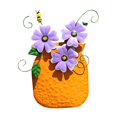 thumbnail image 2 of Jarrón de Flores de Metal para Decoración de Pared, Decoración de Arte de Pared para Balcón Y Jardín., 2 of 9