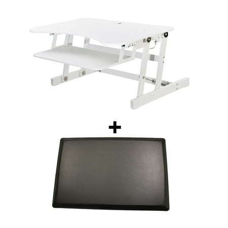 Adj Desk - Rocelco EADR Adj. Sit to Standing Desk Riser 32