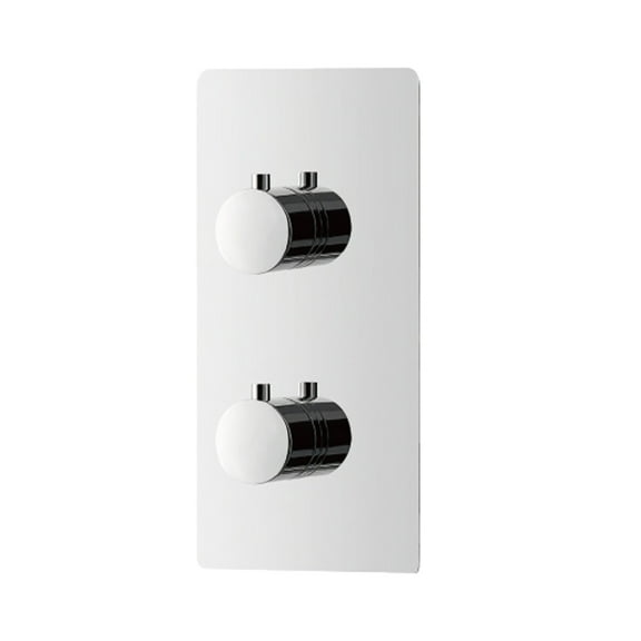 Dax Round Handles And Plate Kit, Model Dax-1054, Chrome