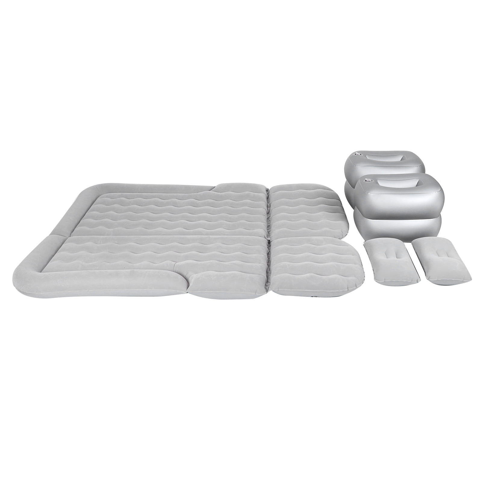 Brrnoo Car Air Mattress Vehicle Inflatable Thickened Travel Bed Sleeping Pad Camping Accessory