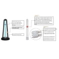 thumbnail image 2 of UV Disinfection Lamp Household Mite Lamp for 35 38W UV + Double Plug, 2 of 5