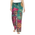 thumbnail image 2 of Lsque Western Desert Skull Cowboy (2) Print Women's Pajama Pants, Lounge Pant - Comfortable Home Wear,Elastic Waistband, Stylish Design-X-Large, 2 of 9