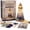 coastal halloween, variant on Beginner-Friendly DIY Lighted Sea Glass-Style Lighthouse Kit Collection Coastal Ocean Craft Kit for Handmade Home Decor Tabletop Display and Creative Gifts (coastal christmas)