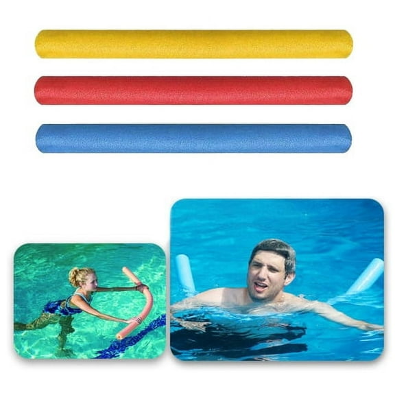 Summer Clearance WePool Floating Pool Noodles Foam Tube, Solid Core Thick Noodles for Floating in The Swimming Pool