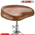 thumbnail image 2 of 5 Core Thick Padded Foldable Drum Throne Saddle Stool Adjustable Height No-Slip Brown DS CH BR SDL, 2 of 6