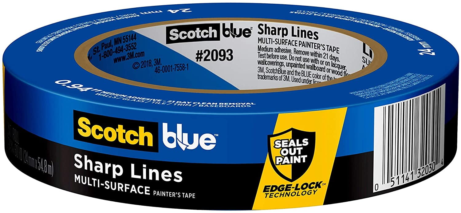 ScotchBlue Painter's Tape 1 Roll Multi-Use .94-Inch by 60-Yard 