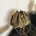 thumbnail image 5 of Hsqqdc Soft Suede Drawstring Bucket Crossbody Bag for Women, Casual Shoulder Handbag Purse, 5 of 7