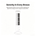 thumbnail image 4 of RBCKVXZ Mini Bladeless Tower Fan, 4x15 Inch USB Desktop Cooling Fan Quiet for Home Office Kitchen, 4 of 6