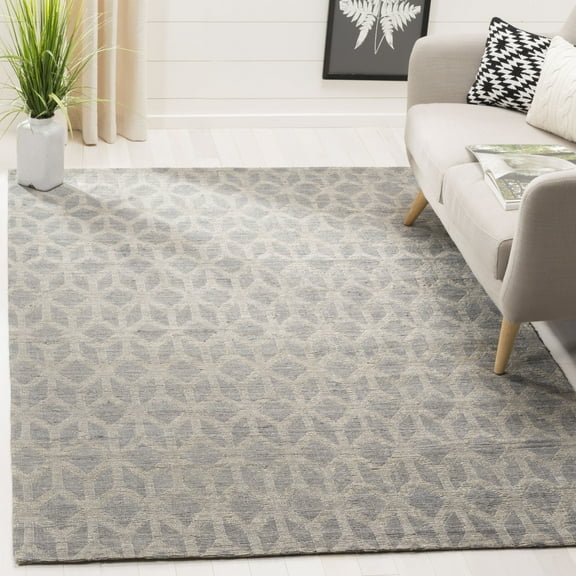 SAFAVIEH Cape Cod Danita Geometric Area Rug, Gray/Gold, 5' x 8'