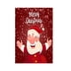 thumbnail image 3 of Bandera navideña de jardín de doble cara con diseño de Papá Noel, decoración festiva de 17x12 pulgadas. Riendo Santa_1, 3 of 7