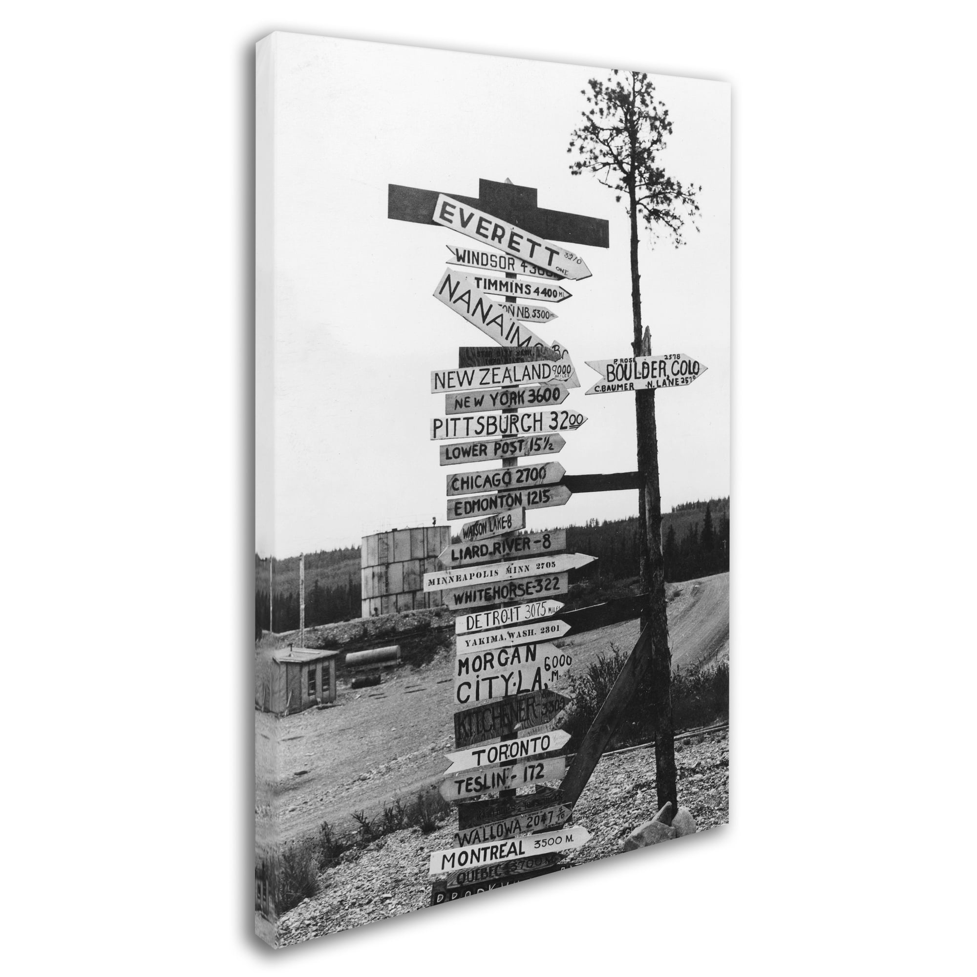 Trademark Fine Art 'Sign 1' Canvas Art by Lantern Press