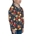 thumbnail image 3 of Fotbe Colorful Astronomy Pattern Youth Pullover Hooded Sweatshirt, Boys Hoodie, Kangaroo Pocket Hoodie for Kids Girls -Large, 3 of 6