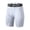 White, variant on WIZUTIZ Men's Solid Compression Running Shorts High Stretch Quick Dry Breathable Cropped Summer Gym Fitness Training Workout Shorts