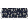 thumbnail image 7 of Dark Blue Daisy Flower Pattern Kitchen Rug Mat,Kitchen Runner Rugs Non Skid Washable,Decorative Kitchen Floor Mats for Kitchen,Sink,Laundry,17"x47.2", 7 of 7