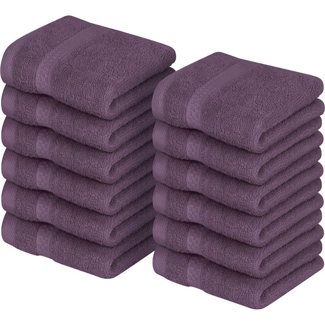 Juego de paños Utopia Towels Premium, 100% algodón, 30 x 30 cm, paquete de 12