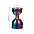 thumbnail image 2 of Mesure de Jigger en Acier Inoxydable 30/60ml Double Face pour Bar Cocktail, 2 of 7