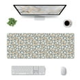 thumbnail image 3 of Vsdgher White Popcorn for Mouse Pad with Stitched Edges,Desk mat for Laptop,Computer & PC, Wristing Pad for Gamer,Office & Home,12 x 31.5 in, 3 of 8