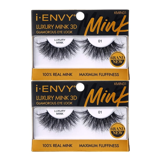 Pestañas postizas i-Envy Luxury Mink Collection 100% visón auténtico