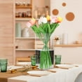 thumbnail image 6 of ABCISI Clear Plastic Vase, 5" W x 12" H High Transparency Square Acrylic Flower Vase for Home Wedding Party Centerpieces Decor(Non Breakable), 6 of 16