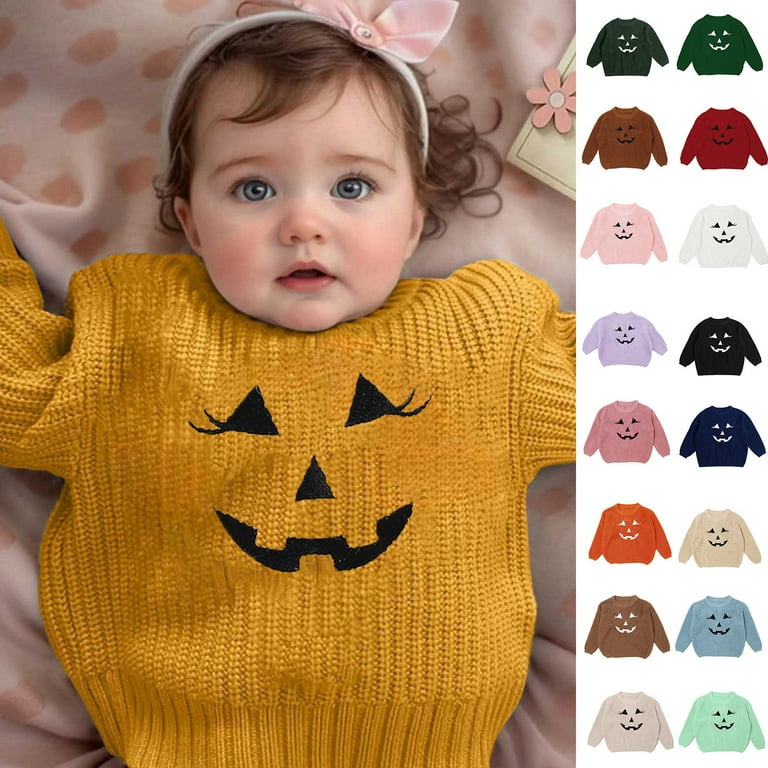 SonxaHe Toddler Boy Girl Sweater Hand Embroidered Cable Knit