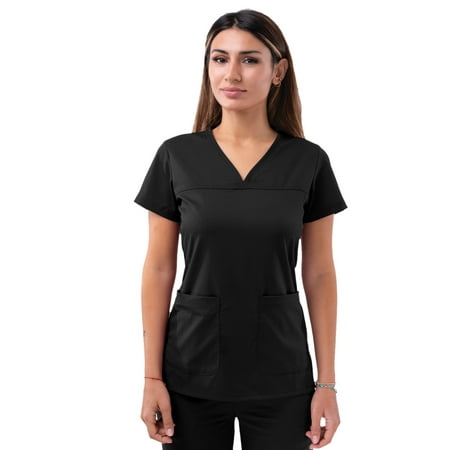 

Adar Pro Scrubs For Women - Sweetheart V-Neck Scrub Top