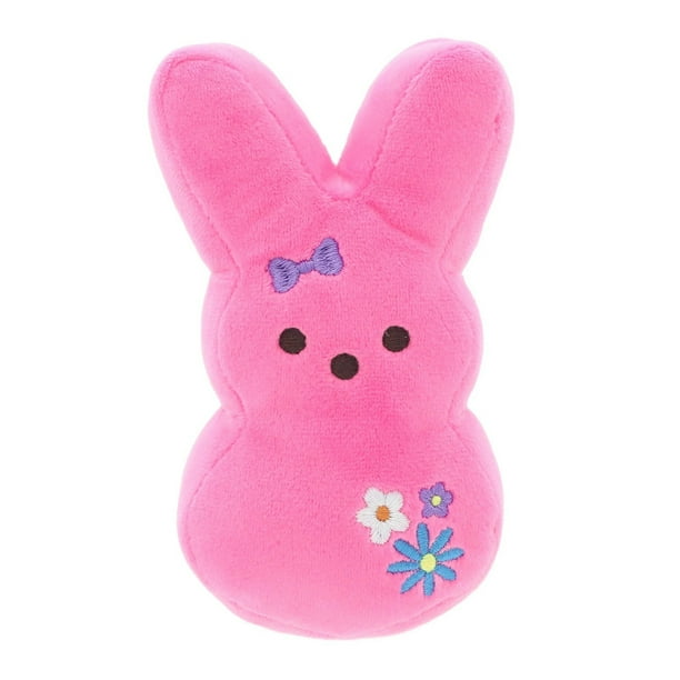 Peeps de peluche y juguetes de conejo de Pascua de animal de peluche 20cm, Conejos de Pascua decorativos, juguetes para rellenar cestas de Pascua muñecas. Rosa #79