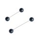 thumbnail image 1 of Broches Prendedores Perla simulada Qarigey Tipo 1 Doble cabeza Bufanda antideslizante Joyería Ropa, 1 of 6