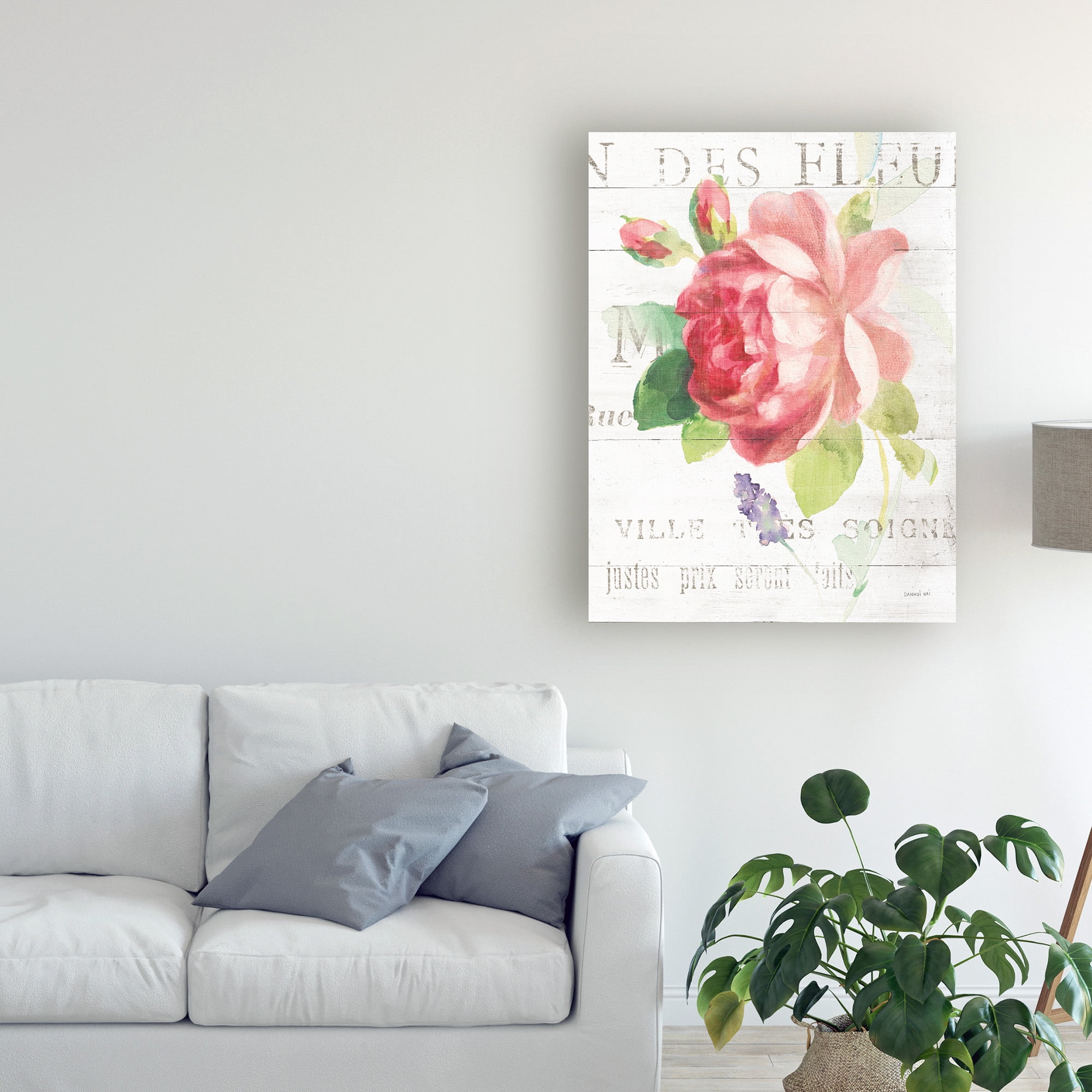 Trademark Fine Art 'Maison des Fleurs VIII' Canvas Art by Danhui Nai