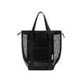 thumbnail image 2 of RBCKVXZ Beach Bag - Mesh Tote Bag Beach Vacation Dry Wet Separation Storage Bag for Women Bag for Travel Pool Gym, Black, 2 of 6