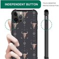 thumbnail image 3 of Case for iPhone 11 Pro Max Case, Graphic Design Case for Girl Boy Soft Silicone Hard Acrylic Shock Protection Designed Case for iPhone 11 Pro Max Western Boho Country Southern Pattern, 3 of 7