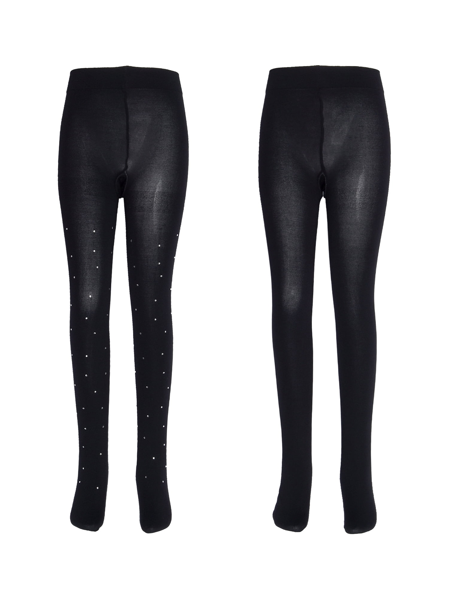 Wonder Nation Girls' Opaque Tights 2 Packed Sizes 4-16