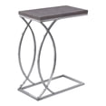 thumbnail image 6 of Monarch Specialties Accent Table, C-shaped, End, Side, Snack, Living Room, Bedroom, Grey Laminate, 6 of 6