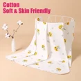 thumbnail image 4 of Cotton Swaddling Clothes Soft Baby Blankets Newborn Muslin Swaddle Blanket for Newborn Girl & Boy Baby Bath Towel Wrap Sleeping, 4 of 6