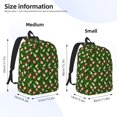 thumbnail image 2 of Balery Gnomes In Caps Mochila Clásica Impresa Básica para Viaje, Mochila Escolar Resistente al Agua, Mochila de Lona con Correas Ajustables-Small, 2 of 5