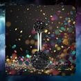 thumbnail image 5 of 4-Piece 14G Black Belly Button Rings Set, Stainless Steel Navel Piercing Jewelry - Crystal Designs, 5 of 6