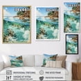 thumbnail image 4 of Designart "Scenic Beach Photography IV" Nautical & Beach Floater Framed Canvas Print, 4 of 7