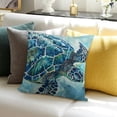 thumbnail image 3 of SHANXI Turtle Pillow Cover Decor Sea Coastal Theme Decorative Pillow Covers Super Soft 20x20in, 3 of 5