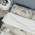 thumbnail image 4 of Designart 'Indigold Grey Peonies IV' Cottage Bedding Set - Duvet Cover & Shams, 4 of 4