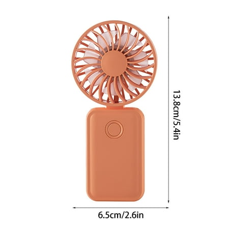 

Mini Desktop Handheld Small Fan USB Charging Portable Silent Folding Neck Hanging Small Fan