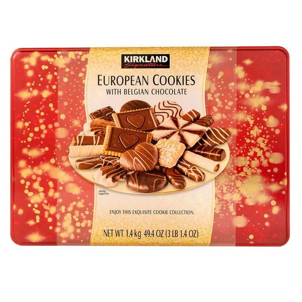 KS European Cookies with Belgian Chocolate 49.4 oz