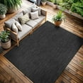 thumbnail image 5 of CAMILSON Solid Washable Waterproof Outdoor Indoor Area Rug Dark Gray 8x10, 5 of 9