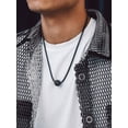 thumbnail image 4 of Bandmax Basketball Pendant Necklace for Men Women Sports Ball Pendant with Black Wax Rope for Basketball Lovers for Birthday Christmas Father's Day Gift,Black, 4 of 8