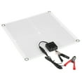 thumbnail image 4 of 18V 12-15W Monocrystalline Portable Solar Panel Kit with 50A 300W Controller, Dual USB Charging Ports, DC5521 Female Battery Clip Interface, Lighter Line, Suction Cups & Mountaineering Buckles –, 4 of 6