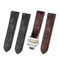 thumbnail image 3 of Cartier Santos 100 Leather Strap - Black and Brown Strap 20mm 23mm Unisex, 3 of 5